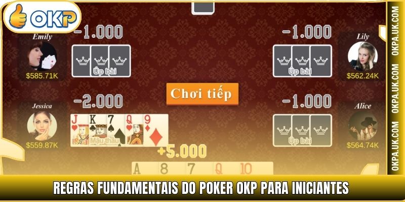 Regras fundamentais do Poker OKP para iniciantes