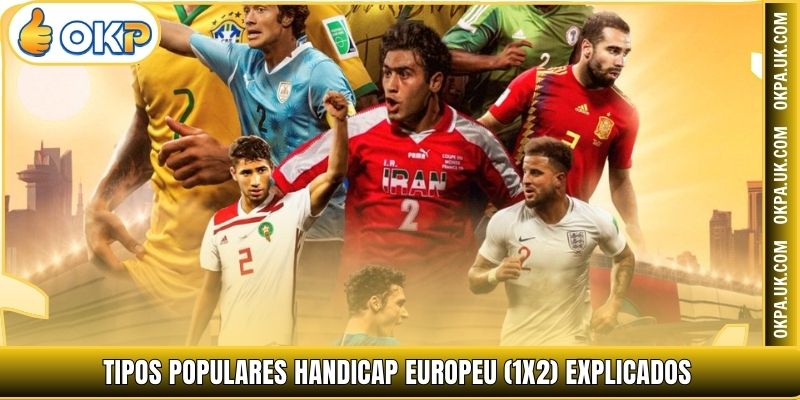 Tipos populares Handicap Europeu (1x2) explicados